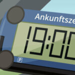 Digitale Parkscheiben