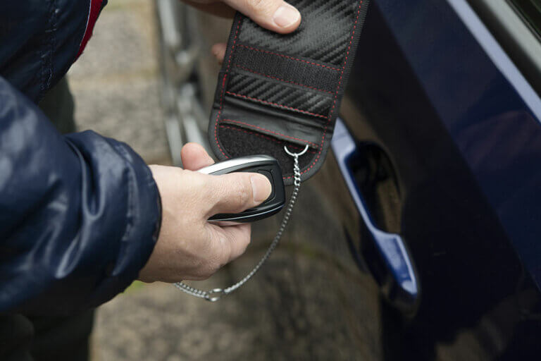 Funkschlüsselabschirmungen