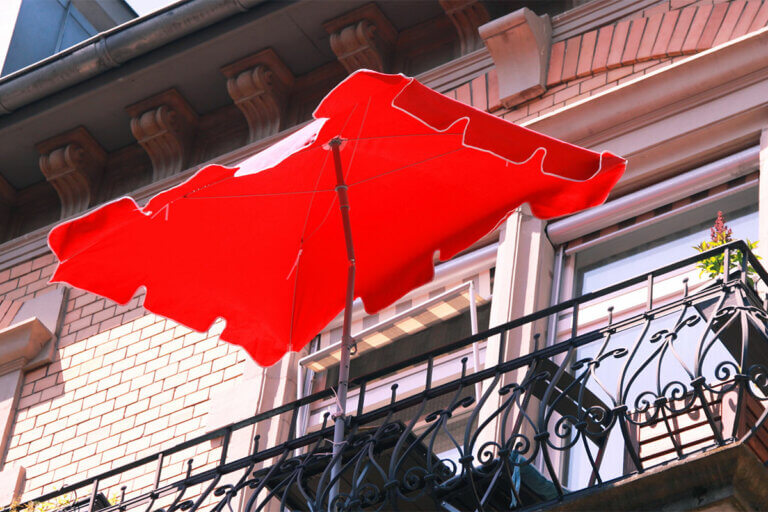 Rechteckige Sonnenschirme